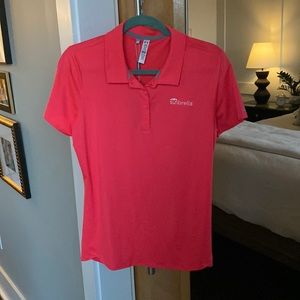 NWOT Under Armour Golf Shirt in Hot Pink